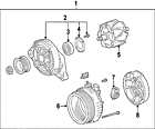 27060-0p241-84 Toyota Lexus Toyota-lexus 270600p24184