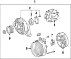 27060-31120-84 Toyota 270603112084 Genuine Oem