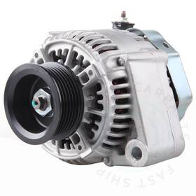12763096 4umotor 80 Amp Alternator With 6 Groove Serpentine Pulley For 1998-2002 Honda Accord 2.3l