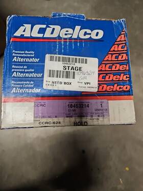 321-505 Acdelco Oe Reman Alter. For 92-94 Lesabre Park Ave 3.8/94-96 Caprice Impala