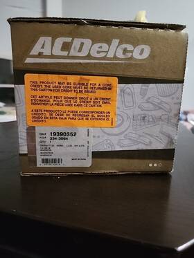 334-3064 Acdelco Professional Alternator Reman