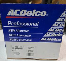 88877226 Acdelco Professional 335-1016 Alternator Gm# Acd#
