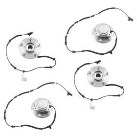 Aud72080d Aftermarket For Chrysler Town And Country 3.6l 2008-2011 4x Front Rear Wheel Hub Bearings Fwd