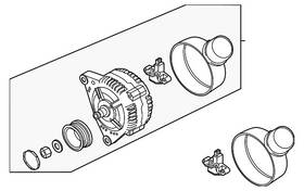 06e-903-023-bx Audi Genuine Alternator