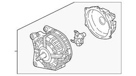 06e-903-024-lx Audi Genuine Alternator