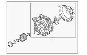 06k-903-026-cx Audi Genuine Alternator