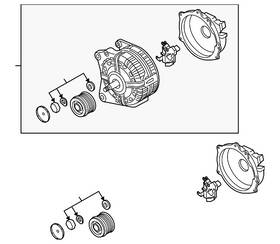 07l-903-015-k Audi Genuine Alternator