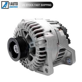9845788 Autobtparts Silver Aluminum And Plastic Alternator Front For 2004-2008 Nissan Maxima 3.5l