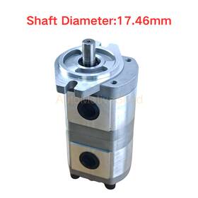 Automotiveshed Hgp-33a-f6/6r Shaft 17.46mm Hydraulic Pressure Gear Pump Replacement Hgp-33a-f6-6r
