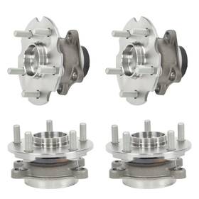 Bck6765k Backye 4x For Toyota Rav4 2006-2012 Scion Tc 11-16 Fwd Front Rear Wheel Hub Bearings