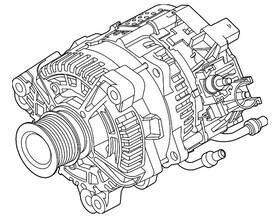 12-31-5-a71-6f0 Bmw Genuine Generator Assembly