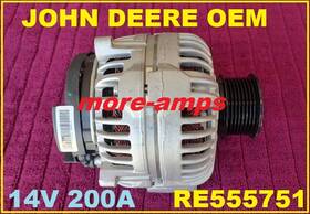 0124625108 Bosch John Deere Oem Alternator Re555751 Al5058n 12795