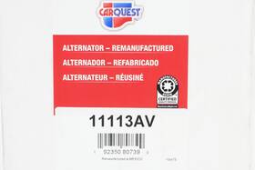 11113av Carquest Alternator