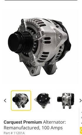 11201a Carquest Alternator Reman Fits 06-08 Toyota Rav4 2.4l-l4