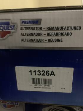 11326a Carquest Alternator