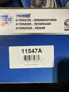 11547a Carquest Alternator Nissan Versa 2014-2019 #1-1