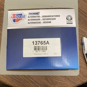 13765a Carquest Alternator 13765 Reman. Chrysler Voyager/ Town And Country