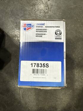 17835s Carquest New Reman Starter Motor 1.4kw Nissan Altima Sentra L4 2.5l