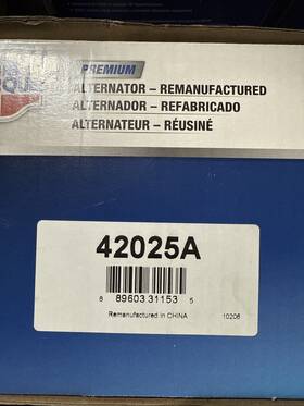 42025a Carquest Alternator - Remanufactured Fits 2014 2018 Toyota Corolla