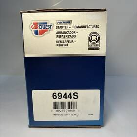 6944s Carquest Reman Starter Motor For Chevrolet Pontiac Saturn Brand New