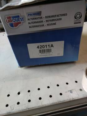 42011a Carquest Premium Alternator Part Number