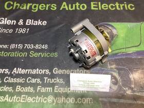C6af-10300-f Chargers Auto Electric 1967 Mercury Cougar 289ci Ps And A/c Alternator