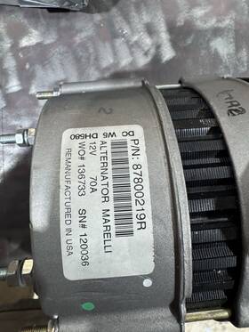87800219r Cnh 70amp Alternator New Holland Backhoe