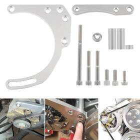 4251129 Deargooday Lwp Low Mount Alternator Bracket Double Hump Heads Adjustable Billet Kit For