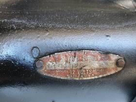 1102020 Delco 9016 Generator For Corvette 1955 Oem Tag # 5k22 Date Coded