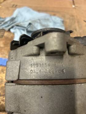 1103154 Delco-remy Gm Alternator Vintage Dated 1970 Jan 14