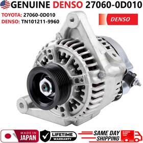 27060-0d010 Denso 270600d010 Genuine Alternator For 1998-2002 Toyota Corolla Chevy Prizm