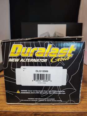 Dlg12006 Duralast 11230n Gold Alternator