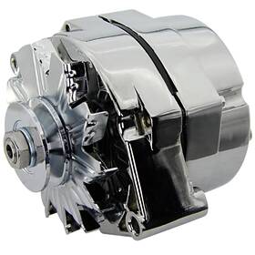 7127nse-100a-c Dynavim-autoparts High Output Alternator Chrome 10si For Chevy Gm Sbc Bbc 105a 7127-se105c