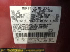 275415 Ford 2011 Explorer Alternator 3.5l Oem 200 Amp Red 139k Miles Grade A