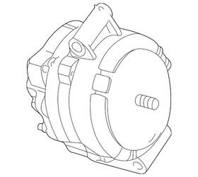 4u2z-10v346-derm Ford Genuine 2005-2007 - Alternator