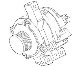Ct4z-10346-a Ford Genuine Alternator