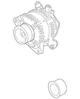 Hc3z-10346-g Ford Genuine Alternator