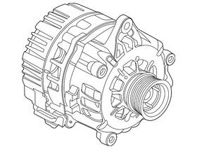 L1mz-11a213-d Ford Genuine Alternator