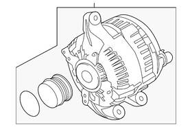 Lx6z-10346-e Ford Genuine 2020-2024 - Alternator