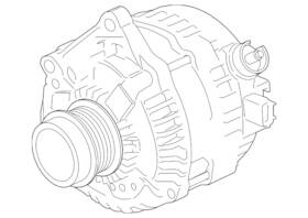 Ford Ml3z-10346-s Genuine Alternator Assembly