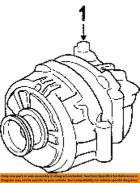 4u2z10v346fyrm Ford Oem 03-05 Excursion Electrical Alternator-alternator