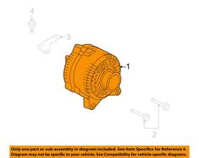 Gc2z10346c Ford Oem 09-19 E-350 Super Duty Electrical Alternator-alternator