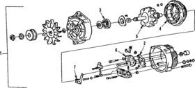 10463014 Gm Genuine Alternator Assembly