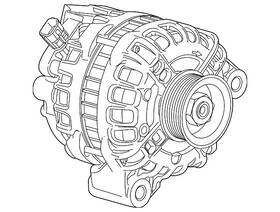 13552630 Gm Genuine Alternator