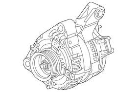 84009383 Gm Genuine Parts Alternator