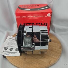 Hit-100 Hitachi Hit100 New Automotive Products 1-wire 100 Amp Chrome Alternator For Gm