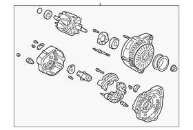 Honda 06311-pea-a01rm Genuine Alternator Assembly
