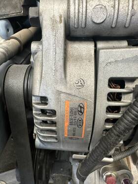 373002gpd0 Hyundai Used Alternator Fits 2019 Veloster 2.0l Turbo Grade A