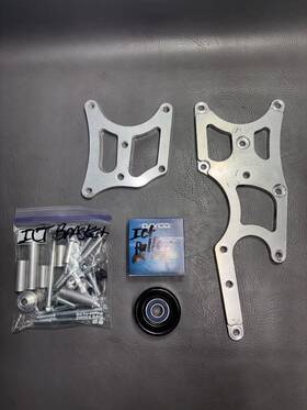 515747 Ict Billet Ls Oem Location Truck Alternator And Tight Power Steering Bracket Chevelle Camaro