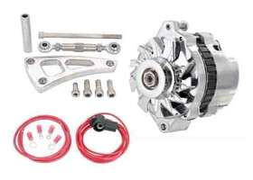 10118k Jegs Alternator Kit With Billet Mounting Bracket Premium Gm 140-amp